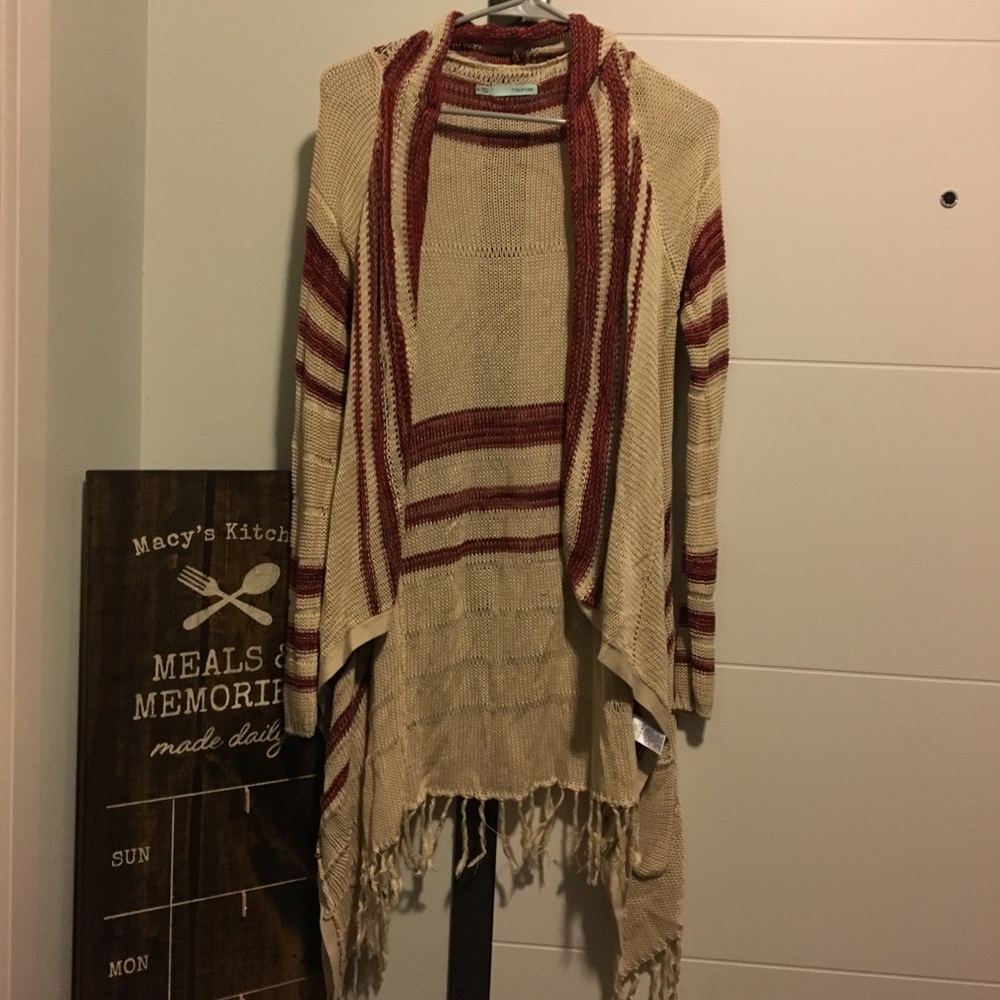 Maurice’s long sleeve sweater with tassels